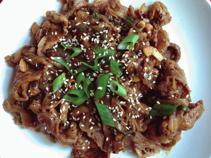 Cara Gampang Menyiapkan Resep 107. Sapi Lada Hitam Anti Ribet, Lezat Sekali