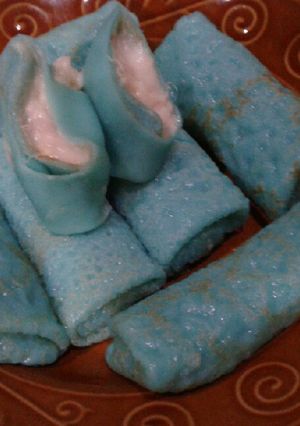 Foto resep Dadar gulung vla durian