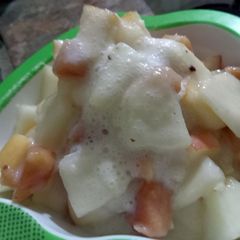 Banana shake fruit chat😋 A picture of Banana shake fruit chat😋.