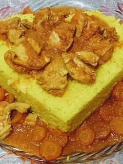 صورة لوصفة أرز بالدجاج و الجزر🍛🍛🍛