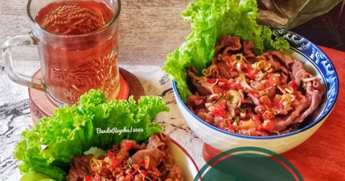 Resep 760 ???? Daging Sambal Matah Rasanya Maknyus