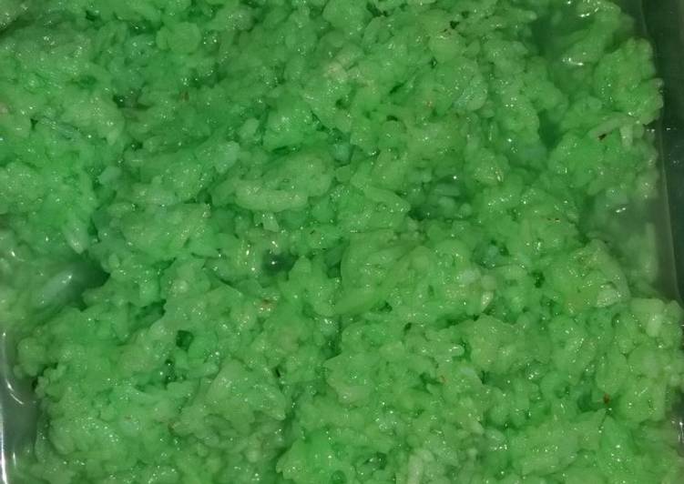Resep Tape Ketan Hijau, Sempurna