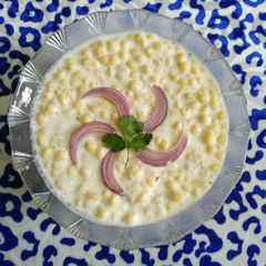A picture of Boondi Raita.