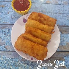 A picture of Bread Cheese Pockets.