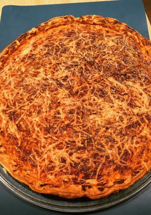 Une photo de Tarte de carotte et oignon