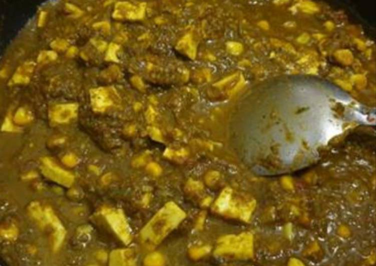 Healthy Recipe of Palak paneer with sweet corn