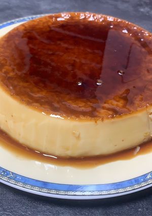 Una foto de Flan de Huevo