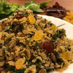 A picture of Spinach Red Poha – Iron Rich Breakfast Recipe.