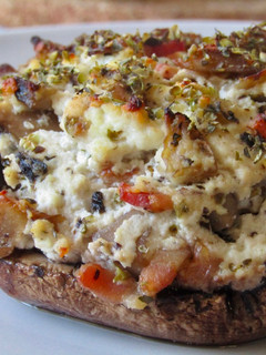 Foto de Cogumelos Portobello recheados