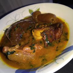 A picture of Ogbono soup.