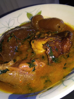 A picture of Ogbono soup.