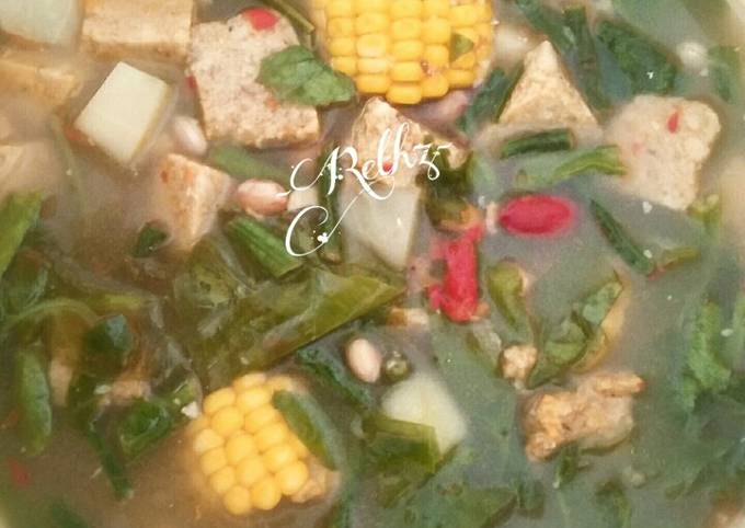 Sayur asam oncom ala rethz