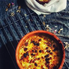 A picture of Um Ali "an Oriental sweet recipe".