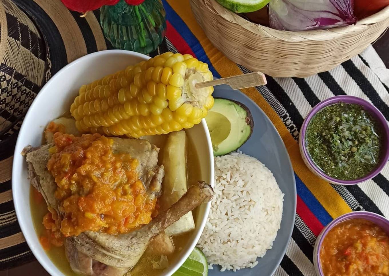 Sancho de gallina criolla 🥣🐔