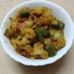 A picture of Mix veg curry.