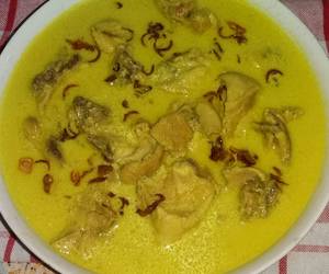 Resep mudah Opor Ayam Bumbu Kuning Paling Enak