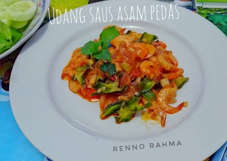 Resep Udang Saus Asam Pedas yang Wajib Dicoba