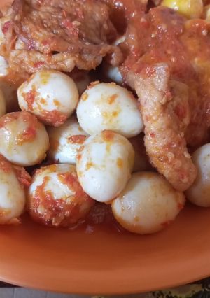 Foto resep Bekal anak : sambal goreng telor puyuh