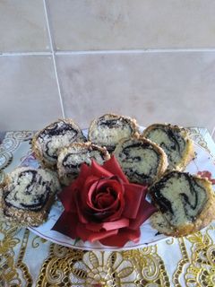 صورة لوصفة كيكة رخامية