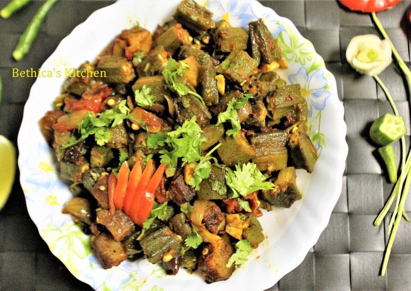 Okra Tomato Curry