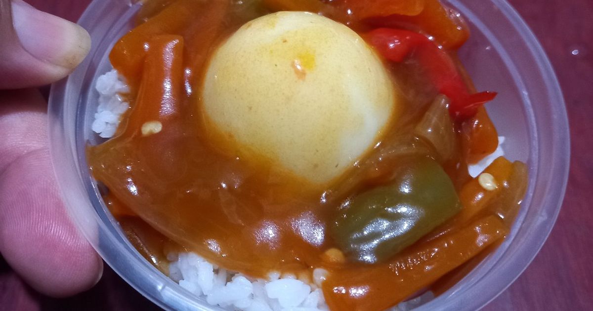 Resep Mini Rice Bowl Telur Asam Manis oleh Lissy Art - Cookpad