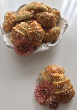 عکسی از دستور کروسان شکلاتی