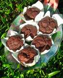Muffins de avena y chocolate (sin tacc, sin azúcar)