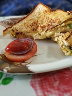 अंडा (एग) चीज़ सैंडविच (Anda (Egg) cheese sandwich recipe in hindi) रेसिपी मुख्य फोटो