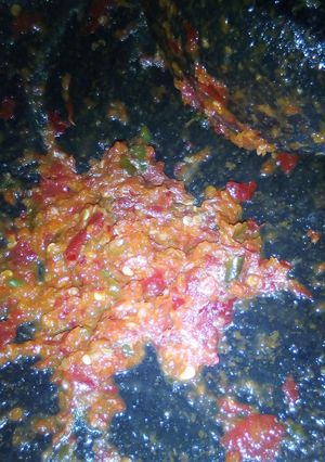 Foto resep Sambel korek jeruk nipis