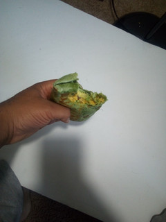 A picture of Chickpea Salad Wrap.