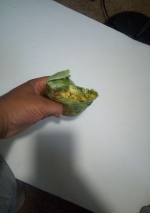 A picture of Chickpea Salad Wrap.
