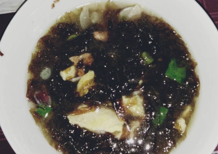 Soup Rumput Laut Sederhana