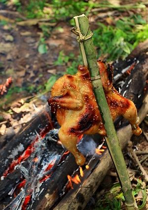 รูปของ ไก่ย่างหวานๆ จากอังกอร์