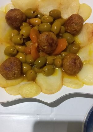 صورة لوصفة طاجين الزيتون من غرب الجزائر