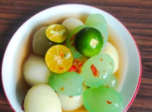 Foto resep Asinan Rambutan Kolang-Kaling Jeruk Songkit