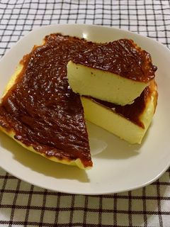 巴斯克芝士蛋糕(氣炸鍋版) 的食譜成品照片