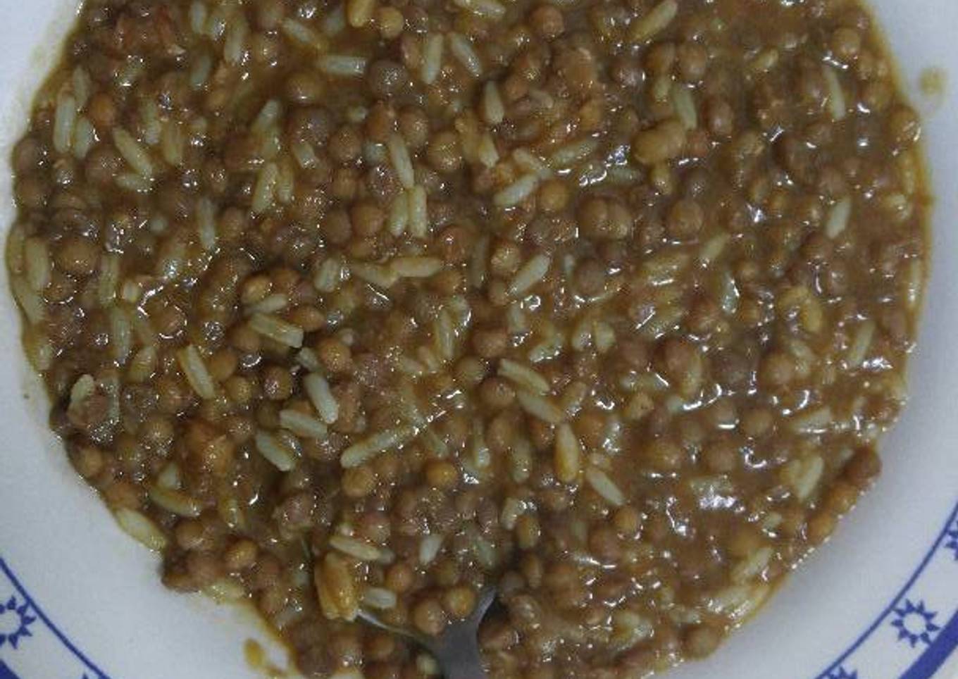 Lentejas con arroz