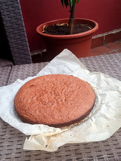 Una foto de 🥞Bizcocho genovés 🇮🇪de chocolate 🍫