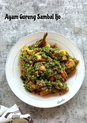 Foto resep Ayam Goreng Sambal Ijo
