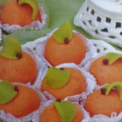 حلوى البرتقال بجوز الهند oranges à la noix de coco-レシピのメイン写真