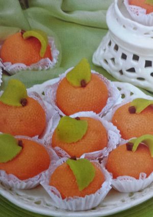 صورة لوصفة حلوى البرتقال بجوز الهند oranges à la noix de coco