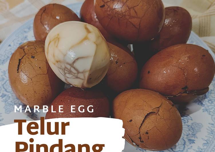 Easiest Way to Prepare Quick Telur Pindang (Marble Eggs)