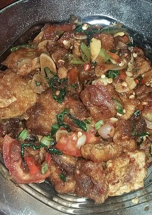 Foto resep Krecek kecap BonCabe..😋😋😋