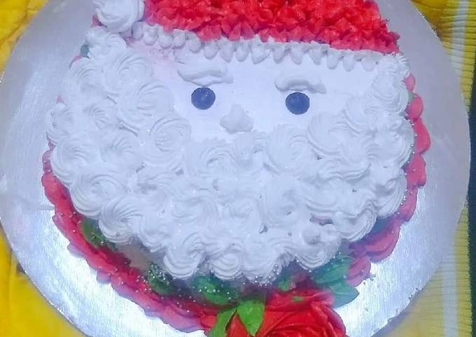 Santa chocolate cake