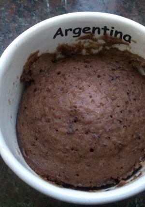 Una foto de Torta en taza