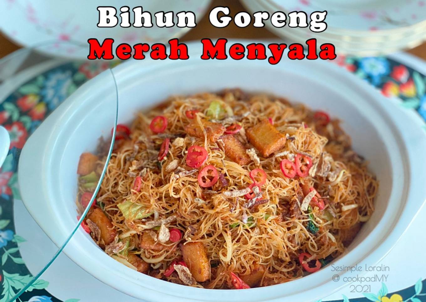 Resepi Bihun Goreng Merah Menyala Simple Style Orang Dulu Yang Lezat Sekali Dan Gampang Resepi Kak Ross