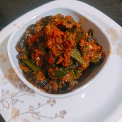 A picture of Masala Bhindi.