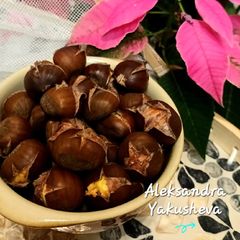 A picture of Baked chestnuts.