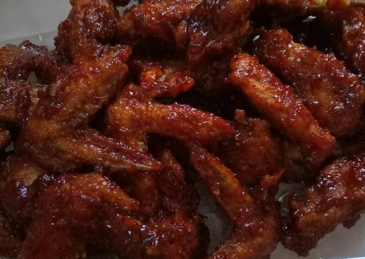10 Resep: Korean Fried Chicken Anti Ribet!