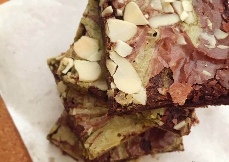 Choco Green Tea Brownies